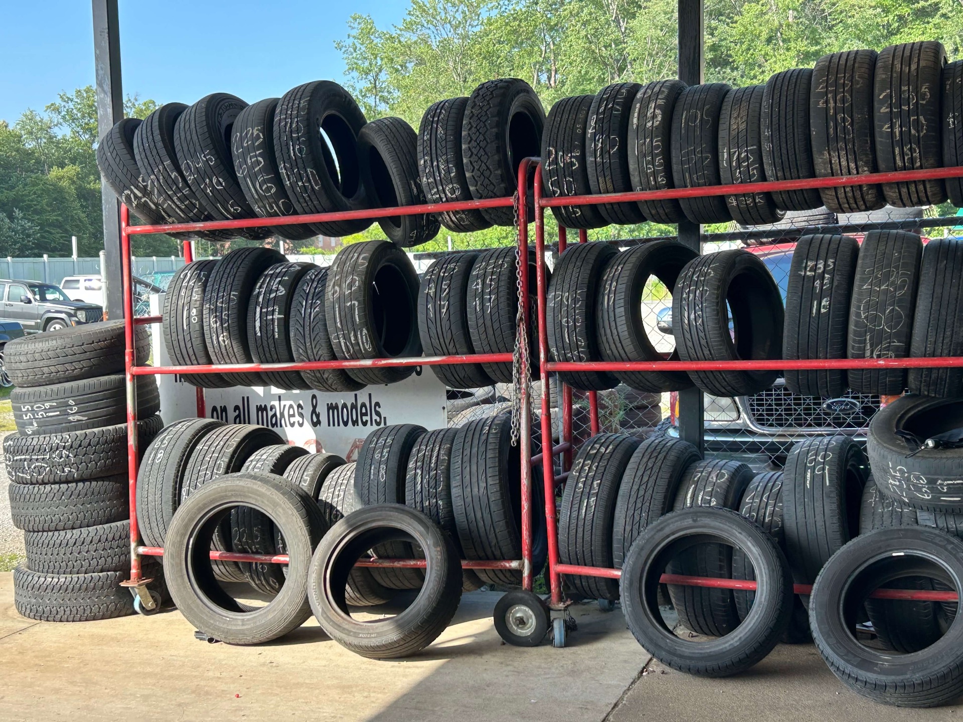 Tire inventory on all makes & models